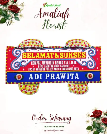 Papan Bunga Ucapan Selamat Rejo Agung